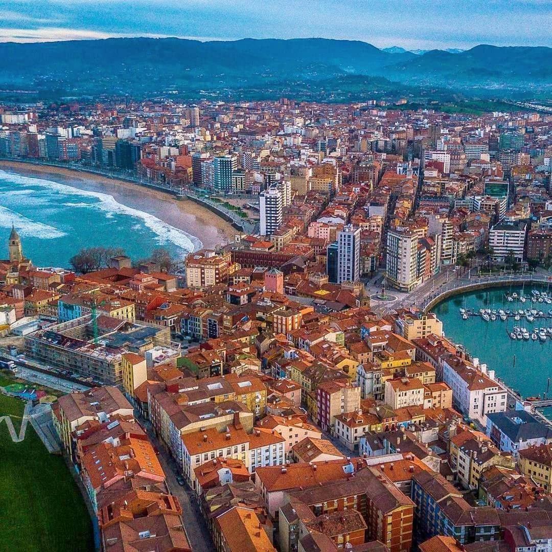 Centro Gijon Cabrales 31 Daire Dış mekan fotoğraf