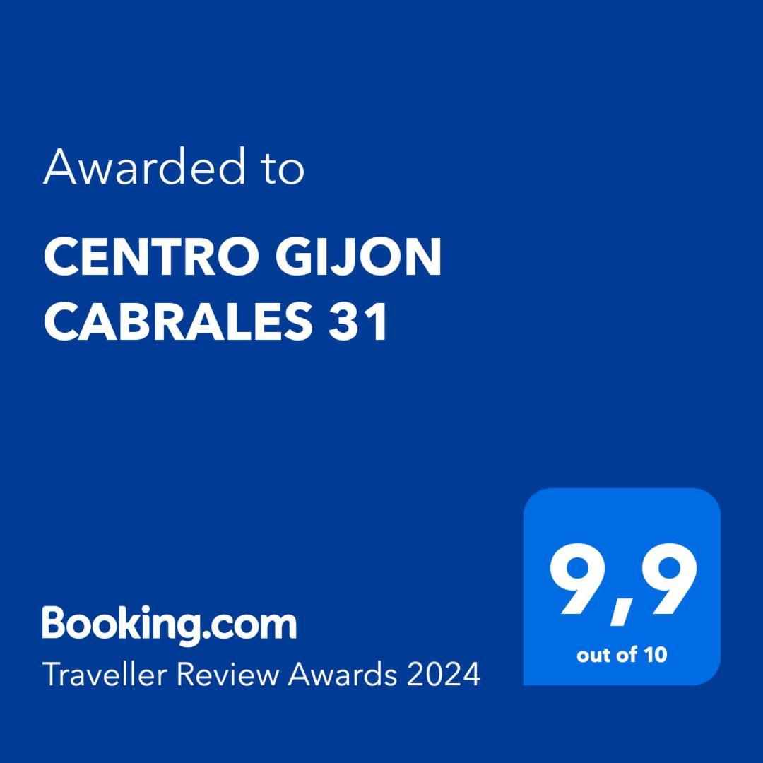 Centro Gijon Cabrales 31 Daire Dış mekan fotoğraf
